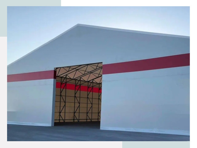 Быстровозводимые ангары в Мысках