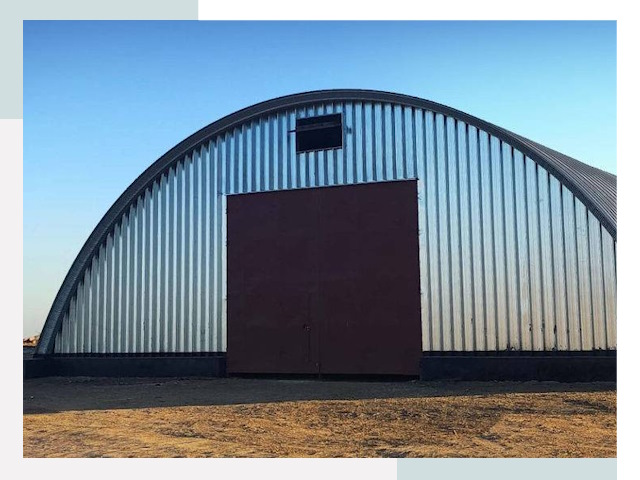 Арочные ангары в Мысках