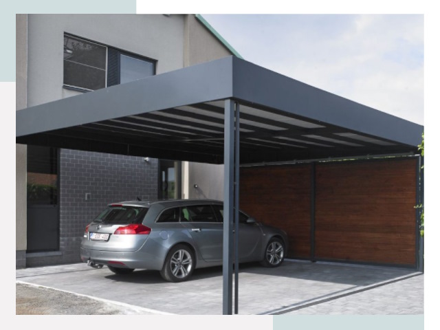 Металлические навесы в Мысках