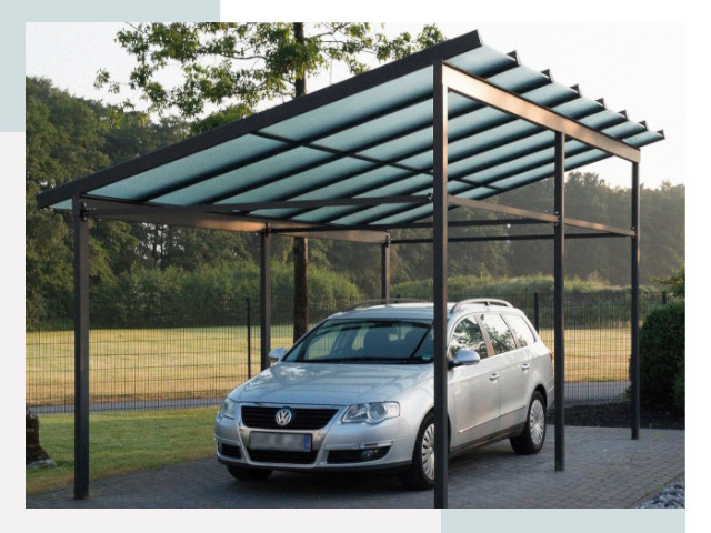 Навесы для автомобилей в Мысках