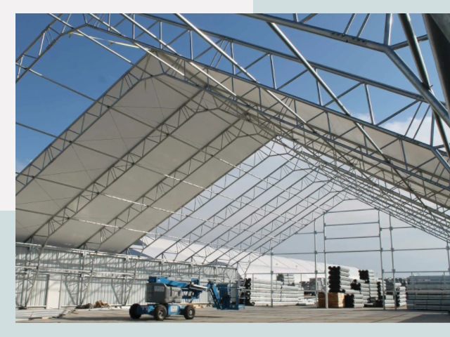 Каркасно-тентовые сооружения от СтальСтрой-Мси по цене 609 руб.