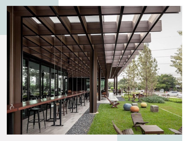 Летние веранды для кафе в Мысках