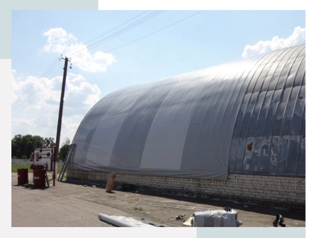 Ремонт ангаров в Мысках