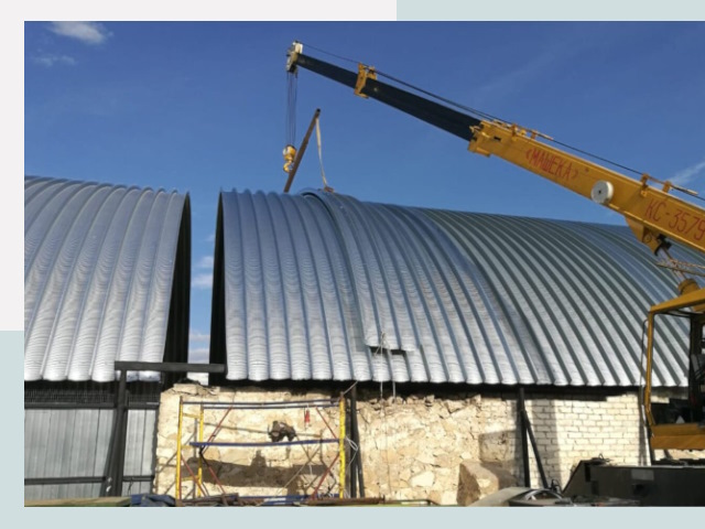 Реконструкция ангаров в Мысках от 609 руб.