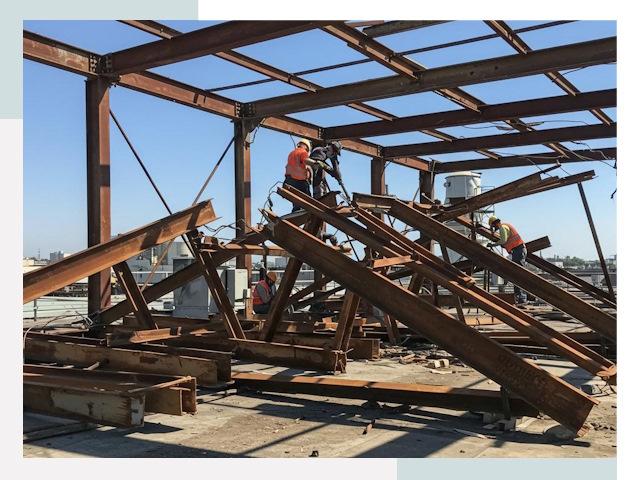 Демонтаж металлоконструкций в Мысках от 609 руб.