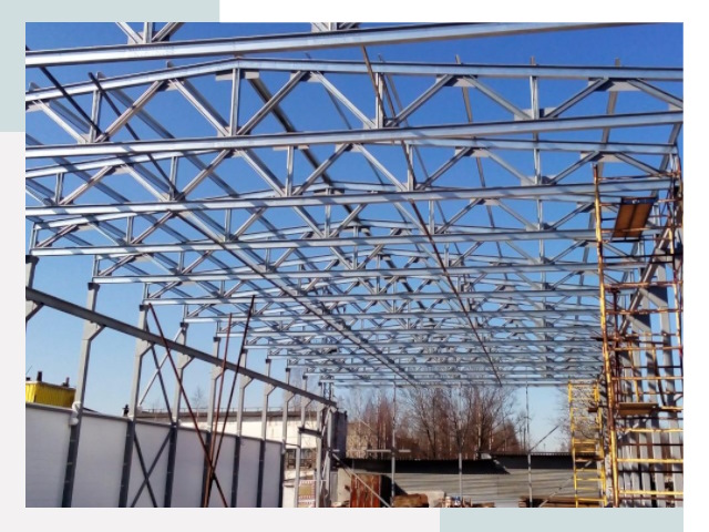 Металлокаркасы для складов в Мысках