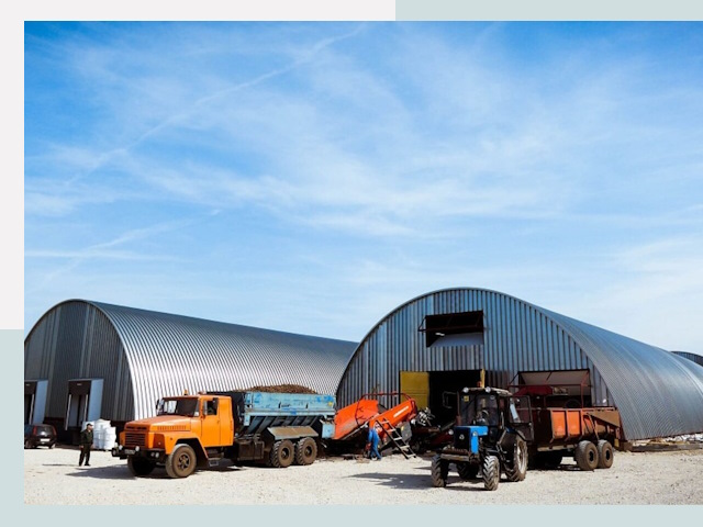 Ангары для спецтехники в Мысках